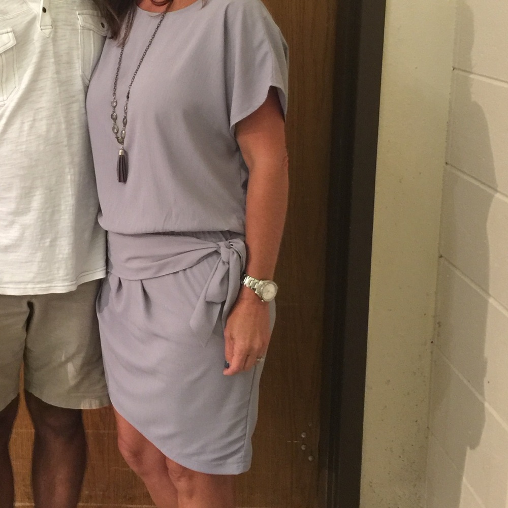 L'ATISTE Grey Dress